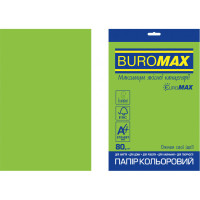 Папір Buromax А4, 80g, INTENSIVE green, 20sh, EUROMAX (BM.2721320E-04)