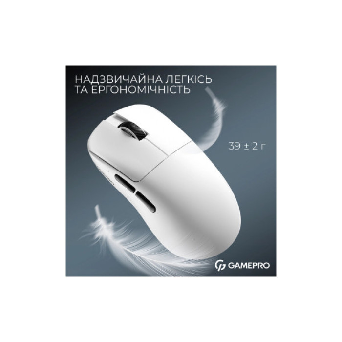 Мишка GamePro Asgard Odin 8K Wireless/USB White (GM035W)