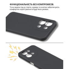 Чохол до мобільного телефона BeCover Silicone Poco C85 4G Black (714675)