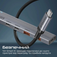 Концентратор Promate USB Hub 4 ports litehub-pro (litehub-pro)