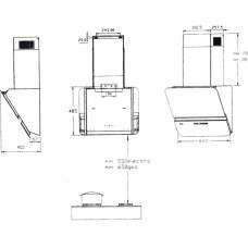 Витяжка кухонна Borgio RNT-LX 60 white SU