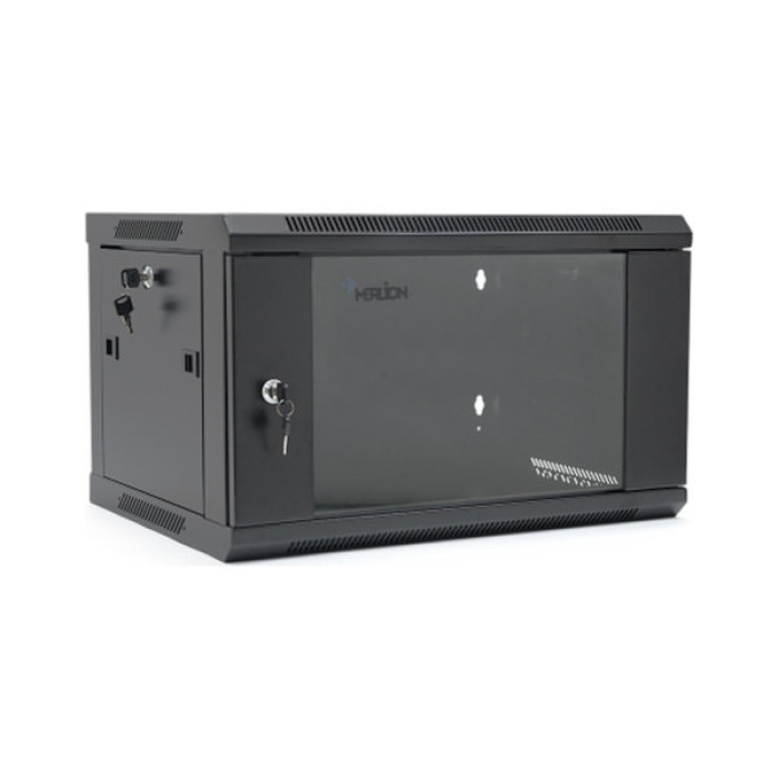 Шафа настінна Merlion 4U 19" 600*350*279 (Ш*Г*В)мм, black (MI3-6304 / 36526)