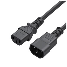 Кабель живлення C13 to C14 1.8m black ColorWay (CW-CBP087-BK)