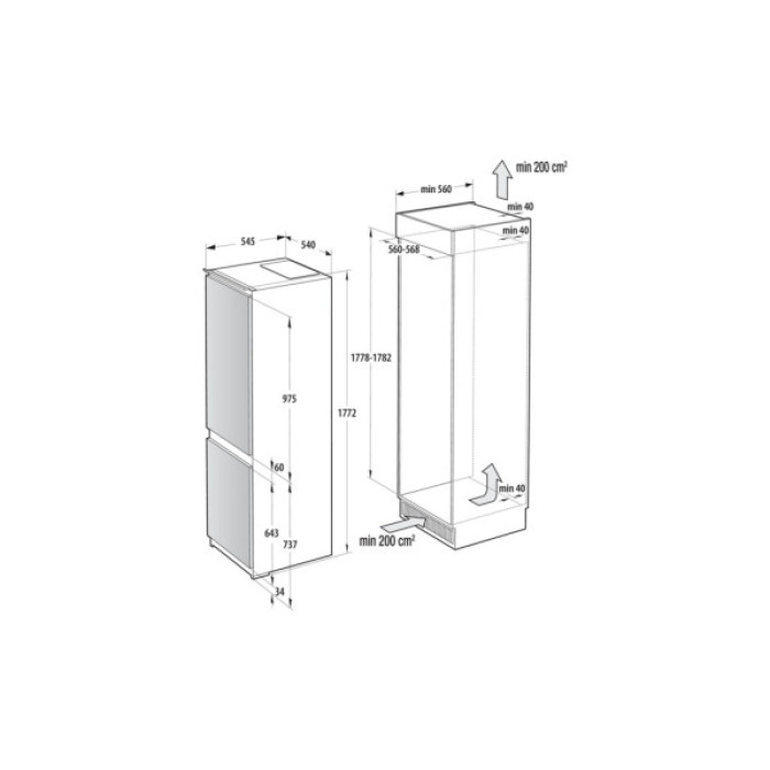 Холодильник Gorenje NRKI517E41