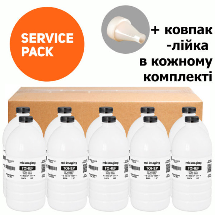 Тонер HP LJ 4001/4002/4003 10x1кг Service Pack MK Imaging (TSM-UA1928B-10SP)