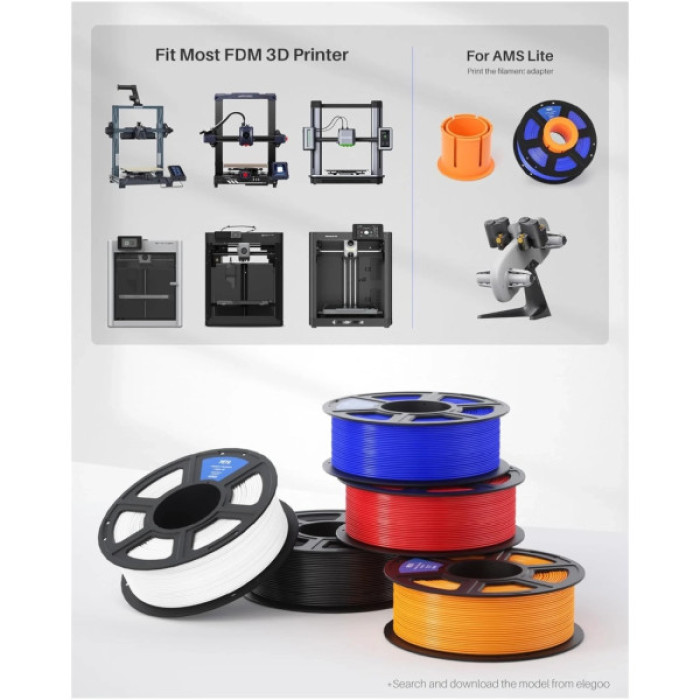 Пластик для 3D-принтера ELEGOO PETG 1кг, 1.75мм, green (50.203.0389)