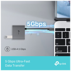 Концентратор TP-Link USB-C 3-in-1 1xUSB 3.0 + 1xUSB-C PD 100W + 1xHDMI (UH3020C)