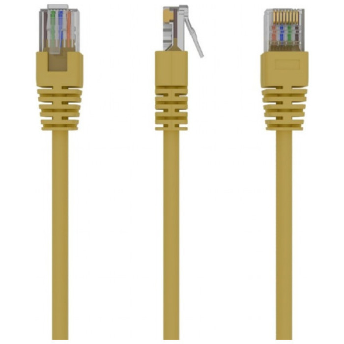 Патч-корд 3м UTP cat 5е CCA Cablexpert (PP12-3M/Y)