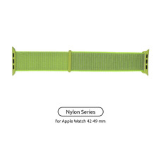 Ремінець до смарт-годинника Armorstandart Nylon Band для Apple Watch 49/46/45/44/42 (Series 1-3) Light Green (ARM57858)