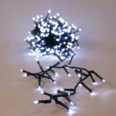 Гірлянда Chomik 200 LED 10 м, холодний білий, ефект блиску, IP44, від мережі (5900779879485)