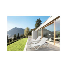 Стіл садовий PAPATYA до шезлонга Wave сіро-коричневий (4343)