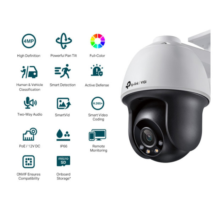 Камера відеоспостереження TP-Link VIGI C540-4 (VIGI-C540-4)