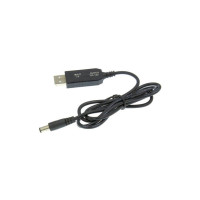 Кабель живлення USB to DC 5.5x2.1mm 12V 1.0m Dynamode (DM-USB-DC-5.5x2.1-12V)