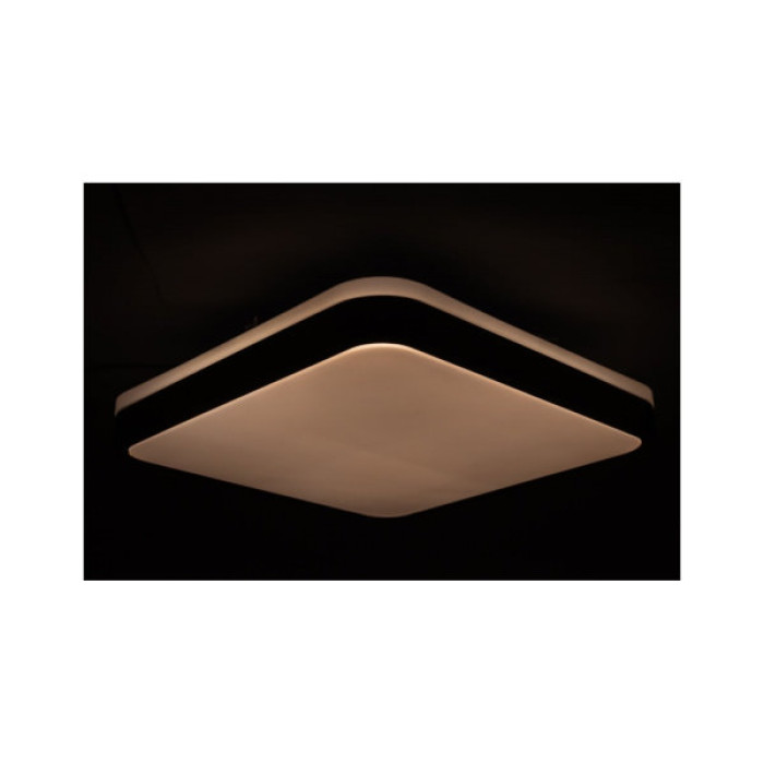 Світильник Vestum GLOW матовий 60W 391*391*65мм 3000К-6500К з ДК горіх (VS-91052)