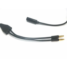 Кабель мультимедійний 3.5mm F to 2x3.5mm M 1.5m PowerPlant (DV00DV4057)