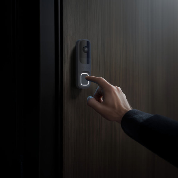 Панель виклику Ajax Doorbell graphite