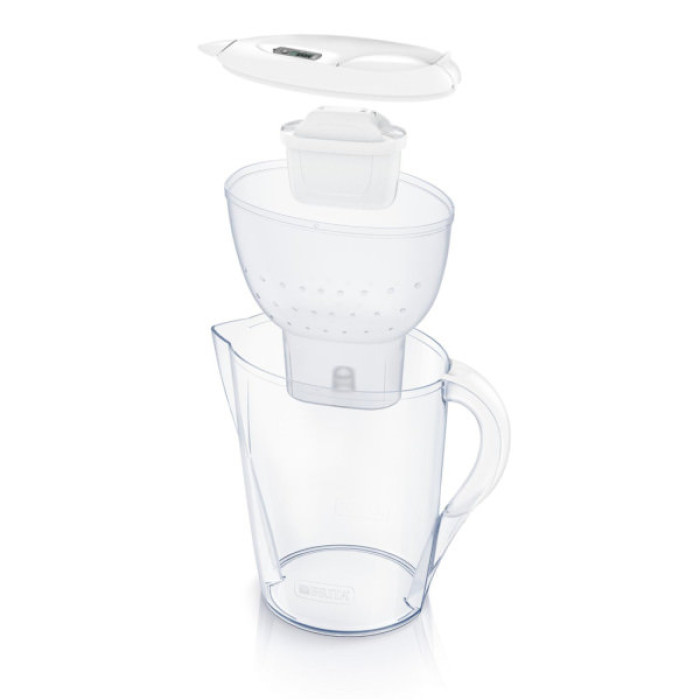 Фільтр-глечик Brita Marella XL Memo MXPro 3.5л (2л води) з фільтр-картриджем 3шт, білий (1052782)