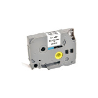 Стрічка для принтера етикеток UKRMARK RL-B-T241P-BK/WT, аналог TZE241. 18 мм х 8 м (900244)