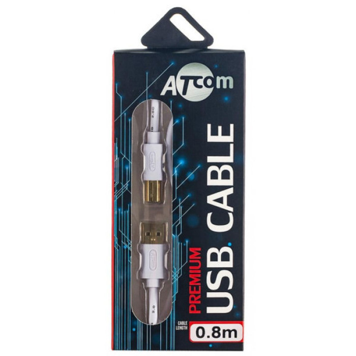 Кабель для принтера USB 2.0 AM/BM 1.8m Atcom (13423)