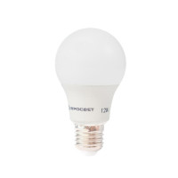 Лампочка EVROLIGHT 12Вт 4200К A-12-4200-27