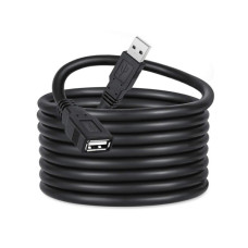 Дата кабель USB 2.0 AM/AF 1.8m black ColorWay (CW-CBUF076-BK)