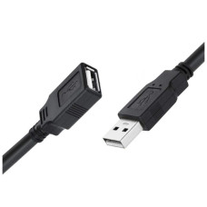 Дата кабель USB 2.0 AM/AF 1.8m black ColorWay (CW-CBUF076-BK)