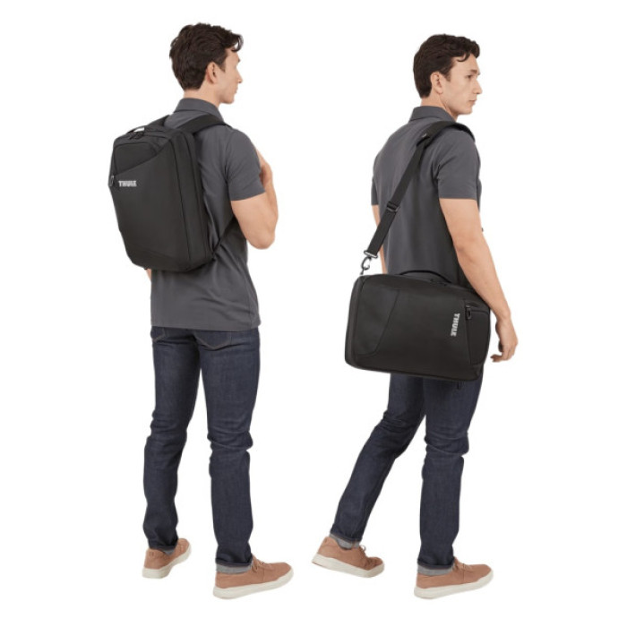 Сумка для ноутбука Thule 15.6 Accent Recycled Convertible TACLB-2116 black 26x31x38 см (3205383)