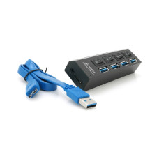 Концентратор Voltronic USB 3.0 to 4xUSB with switches (YT-3H4S/1TB)