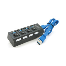 Концентратор Voltronic USB 3.0 to 4xUSB with switches (YT-3H4S/1TB)