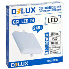 Світильник Delux GCL LED 24 4000К 24Вт 230В SQUARE (90020233)