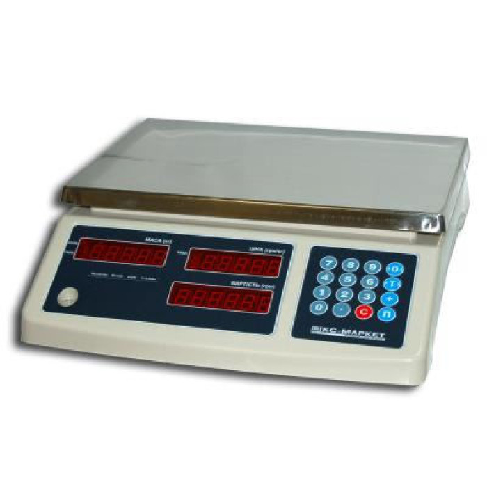 Ваги торгівельні ІКС ICS 6N без стойки (ICS 6NT-BS)