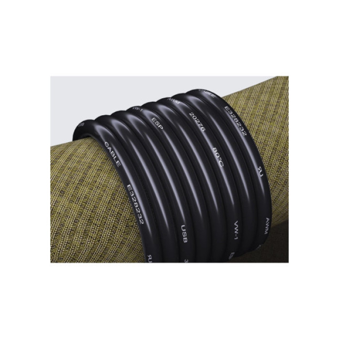 Дата кабель USB 2.0 AM/AM 1.0m 5Gbps Essager (EXCAA2-YT01)