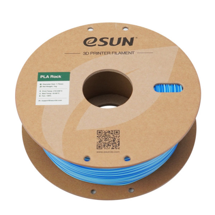 Пластик для 3D-принтера eSUN PLA Rock 1,75mm 1kg BLUESCHIST (PLA-ROCK175O-BC1P1)