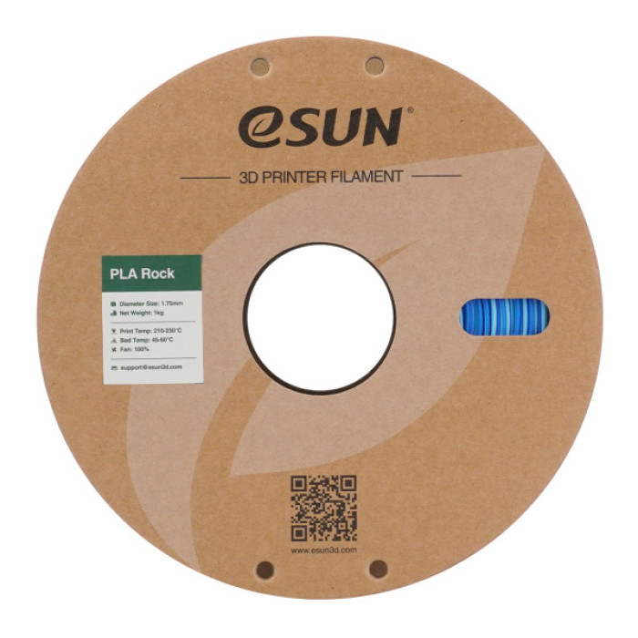 Пластик для 3D-принтера eSUN PLA Rock 1,75mm 1kg BLUESCHIST (PLA-ROCK175O-BC1P1)