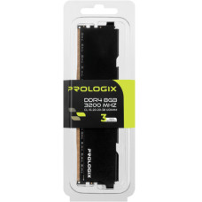 Модуль пам'яті для комп'ютера DDR4 8GB 3200 MHz Black Prologix (PRO8GB3200B4)