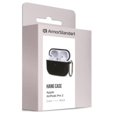 Чохол для навушників Armorstandart Hang Case для Apple AirPods Pro 2 Black (ARM68601)