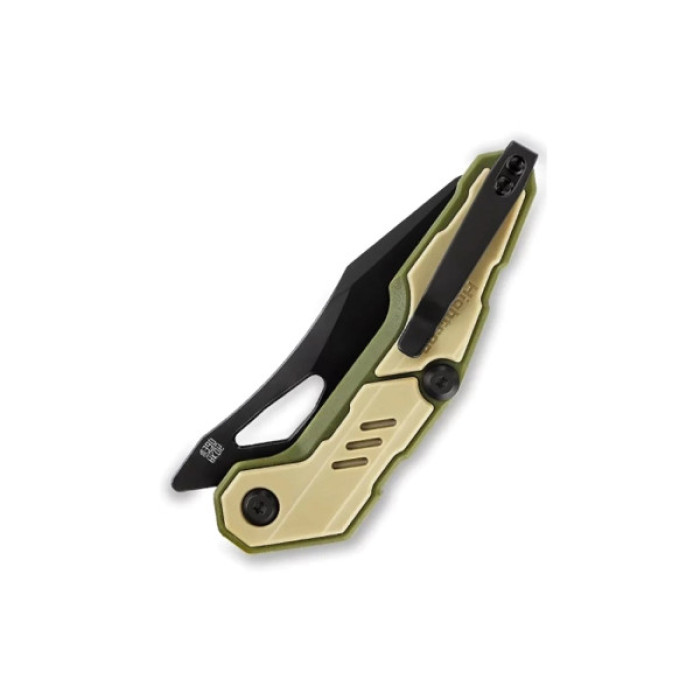 Ніж Hightron Spectron, M390, GFN, хакі, чорний клинок (HK04KHK)