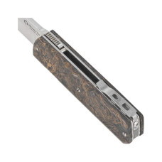 Ніж Maserin Silver, Elmax, fat carbon, чорно-золотистий (410/G)