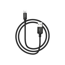 Дата кабель USB 2.0 AM to Lightning 1.0m 2A nylon X14 black HOCO (6957531062820)
