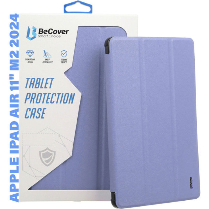 Чохол до планшета BeCover Tri Fold Soft TPU Silicone Apple iPad Air 11" M2/M3 (2024/2025) Purple (711411)
