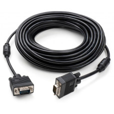 Кабель мультимедійний VGA M to VGA M 15.0m Vinga (VCPVGAF15BK)