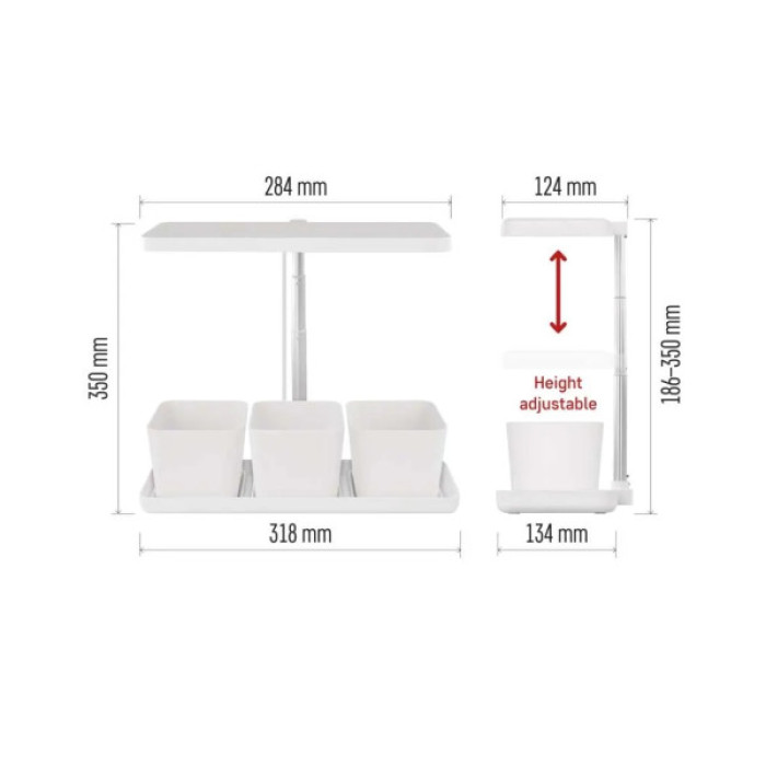 Настільна лампа EMOS LED лампа для рослин 7 W з таймером (Z7904)