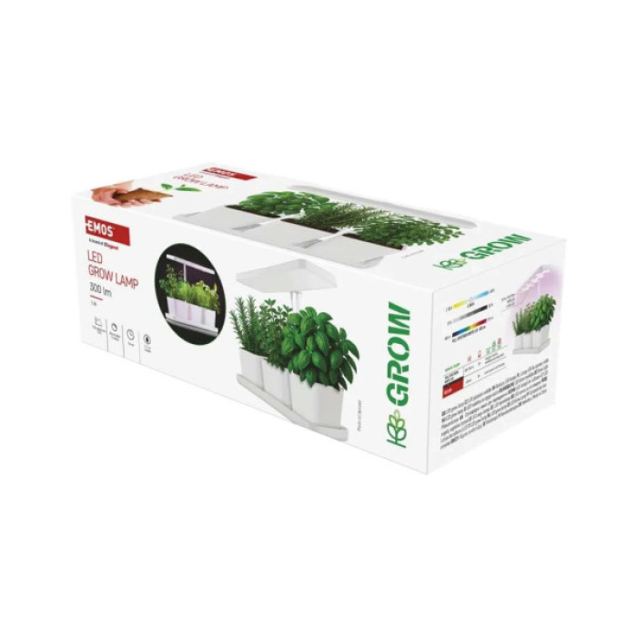 Настільна лампа EMOS LED лампа для рослин 7 W з таймером (Z7904)