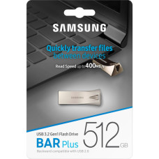USB флеш накопичувач Samsung 512GB Bar Plus Champagne Silver USB 3.2 (MUF-512BE3/APC)