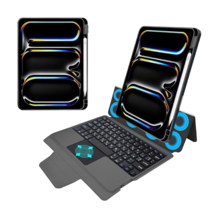 Чохол до планшета AirOn Premium iPad Pro 13 2024 + keyboard (4822352781231)