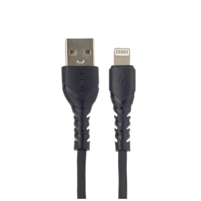 Дата кабель USB 2.0 AM to Lightning 1.0m 3A black Proda (PD-B47i-BK)