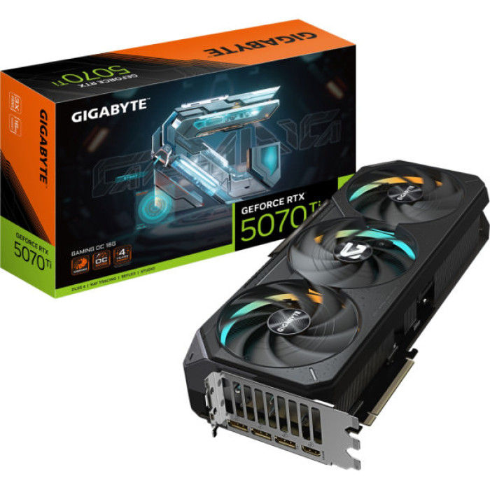Відеокарта GIGABYTE GeForce RTX5070 Ti 16GB GAMING OC (GV-N507TGAMING OC-16GD)