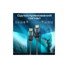 Кабель мультимедійний HDMI M to HDMI M 15.0m V2.0 Promate (prolink4k60-15m)
