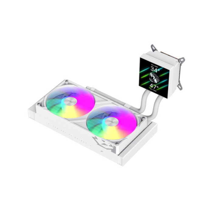 Система рідинного охолодження Gamemax GLACIER 240 LCD WH