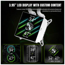 Система рідинного охолодження Gamemax GLACIER 240 LCD WH